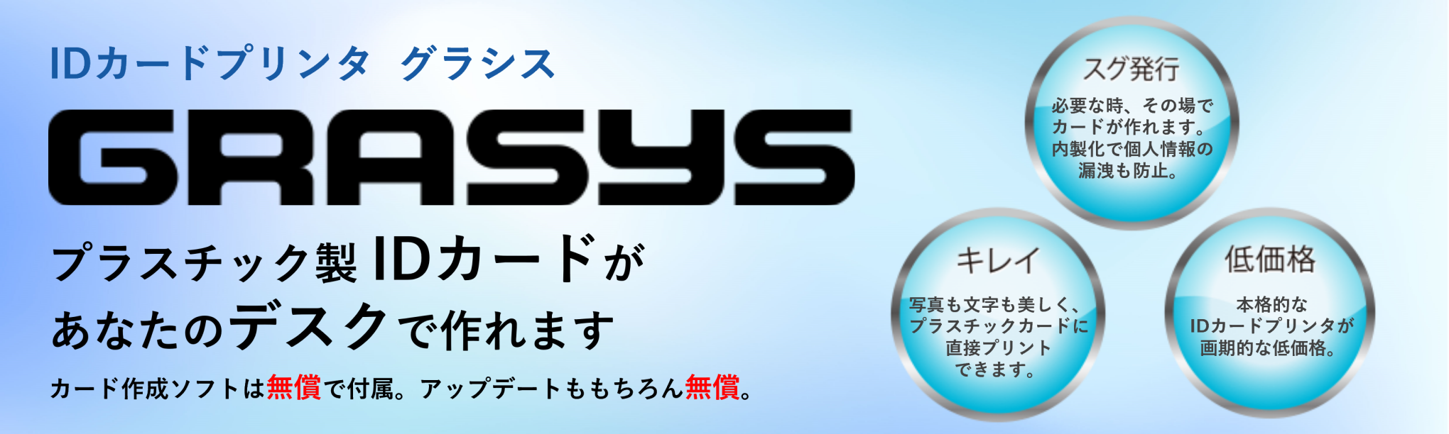 IDカードプリンタ「GRASYS」